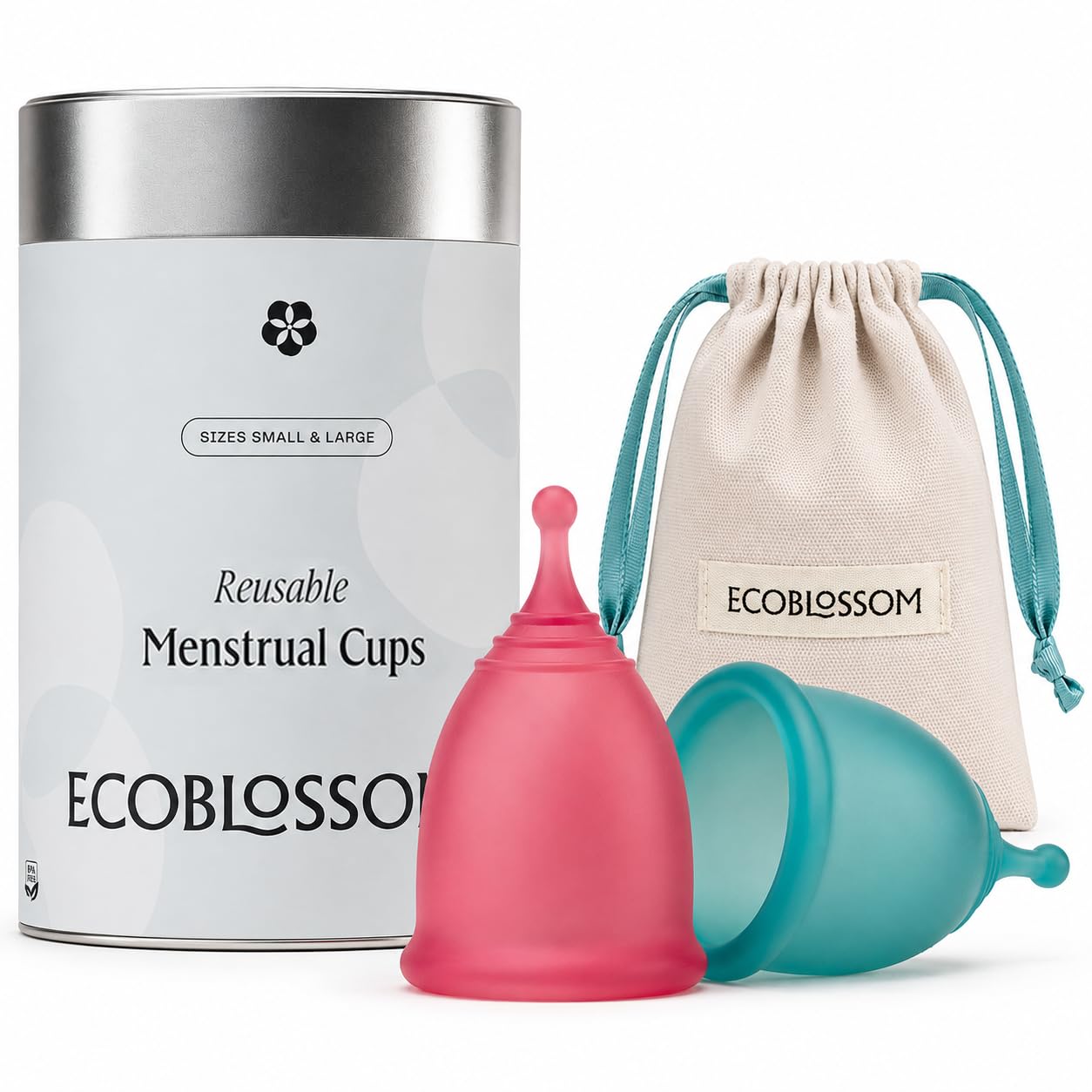 Ecoblossom Menstrual Cups, Period Cup for Women, Menstrual Disc Alternative