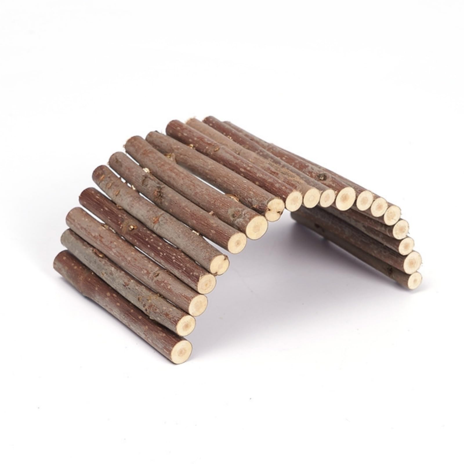 Hermit Crab Hideout, Hermit Crab Climbing Toys, Wooden Reptile Hideout, Climb Bridges for Lizard Chameleon Hamster Rats Chinchilla Guinea Pig Rabbit