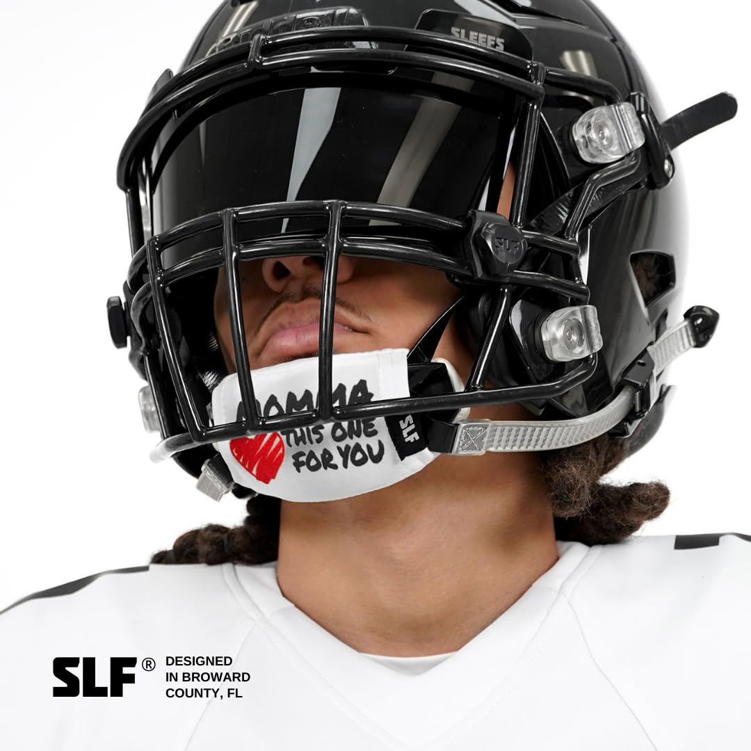 SLEEFS Football Chin Strap Cover - One Size Fits All Cushion - Shield Compatible With Virtually All Helmets - Adult and Youth