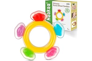 Haakaa Ferris Wheel Teether: Gentle Relief for Baby's Teething Pain