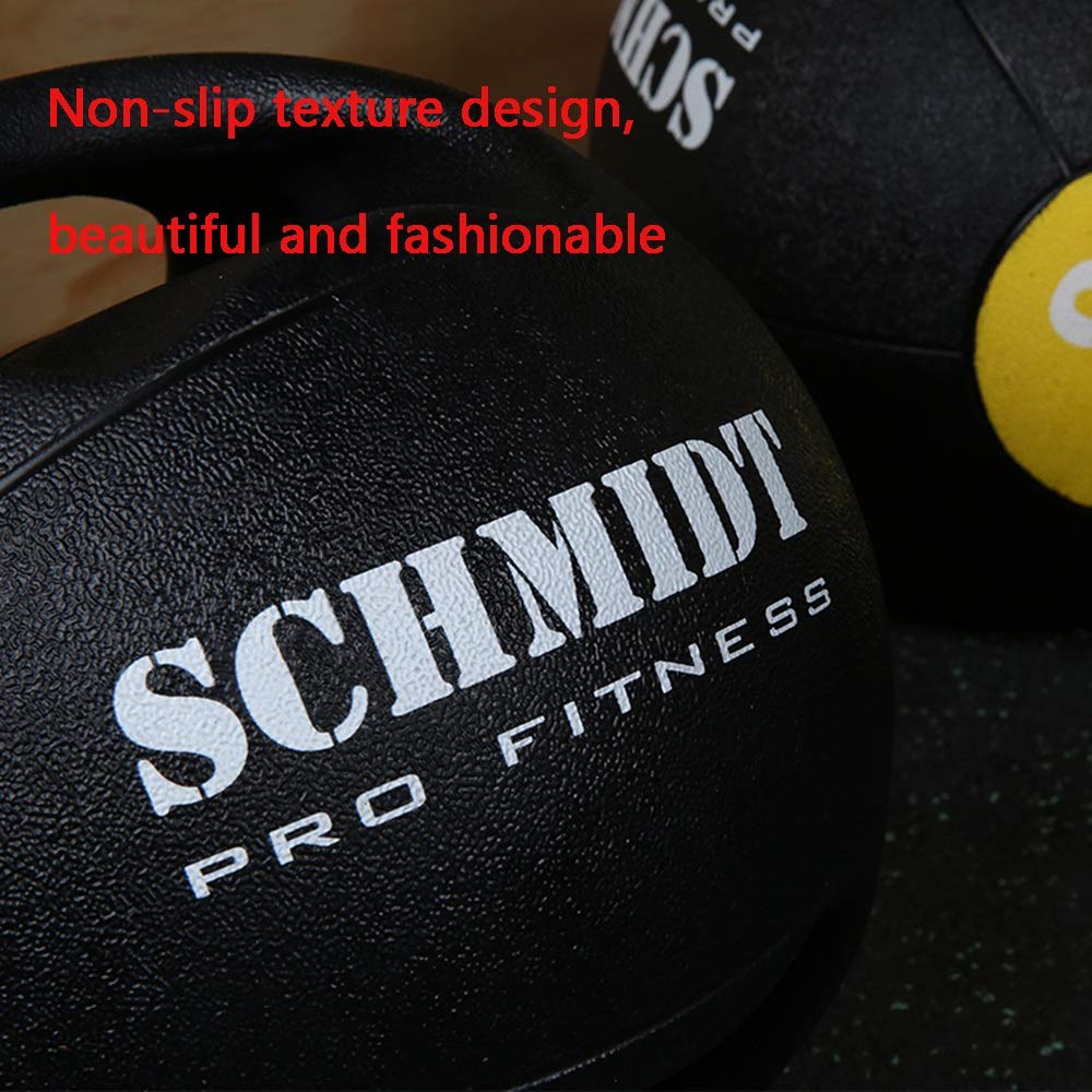 Palle mediche Fitness Binaural Medicine Ball, Gomma Palla Rimbalzante, Attrezzature Pesi Squat Boxing Formazione for Uomini E Donne A Sfera di gravità, 3kg-10KG (Size : 10kg)