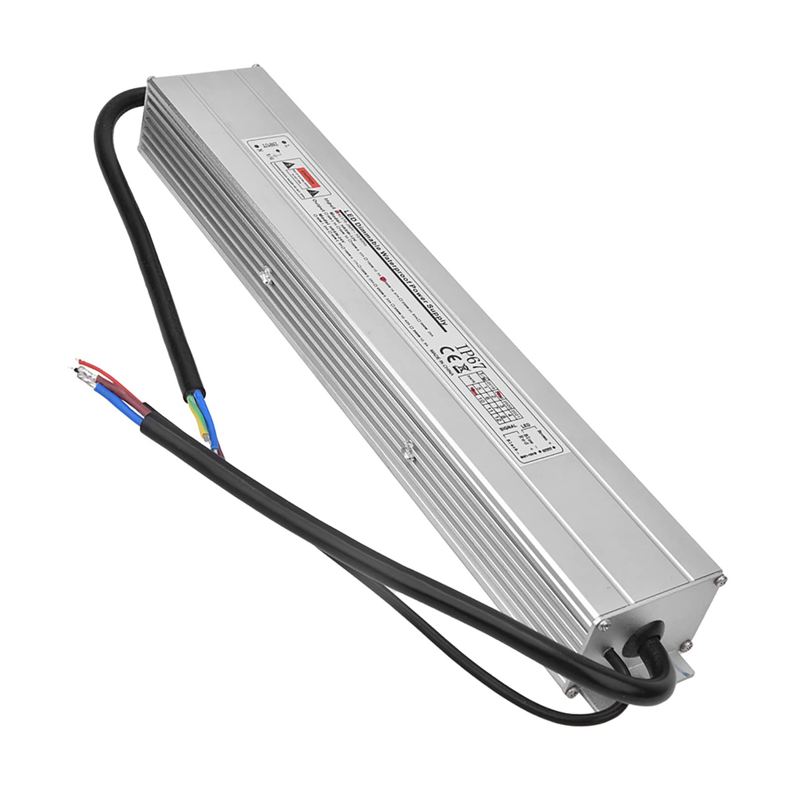 Alimentatore LED Alimentatore Dimmerabile Impermeabile 2 in 1 0-10 V per Strisce Luminose LED 200 W DC 12 V Ad Alta Efficienza
