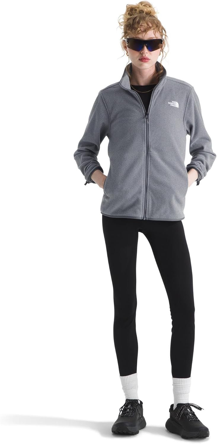 The North Face womens Glacier Fleece Jacket (Standard & Plus Size) - Soft Pullover With Zippered Hand Pockets - Image 4