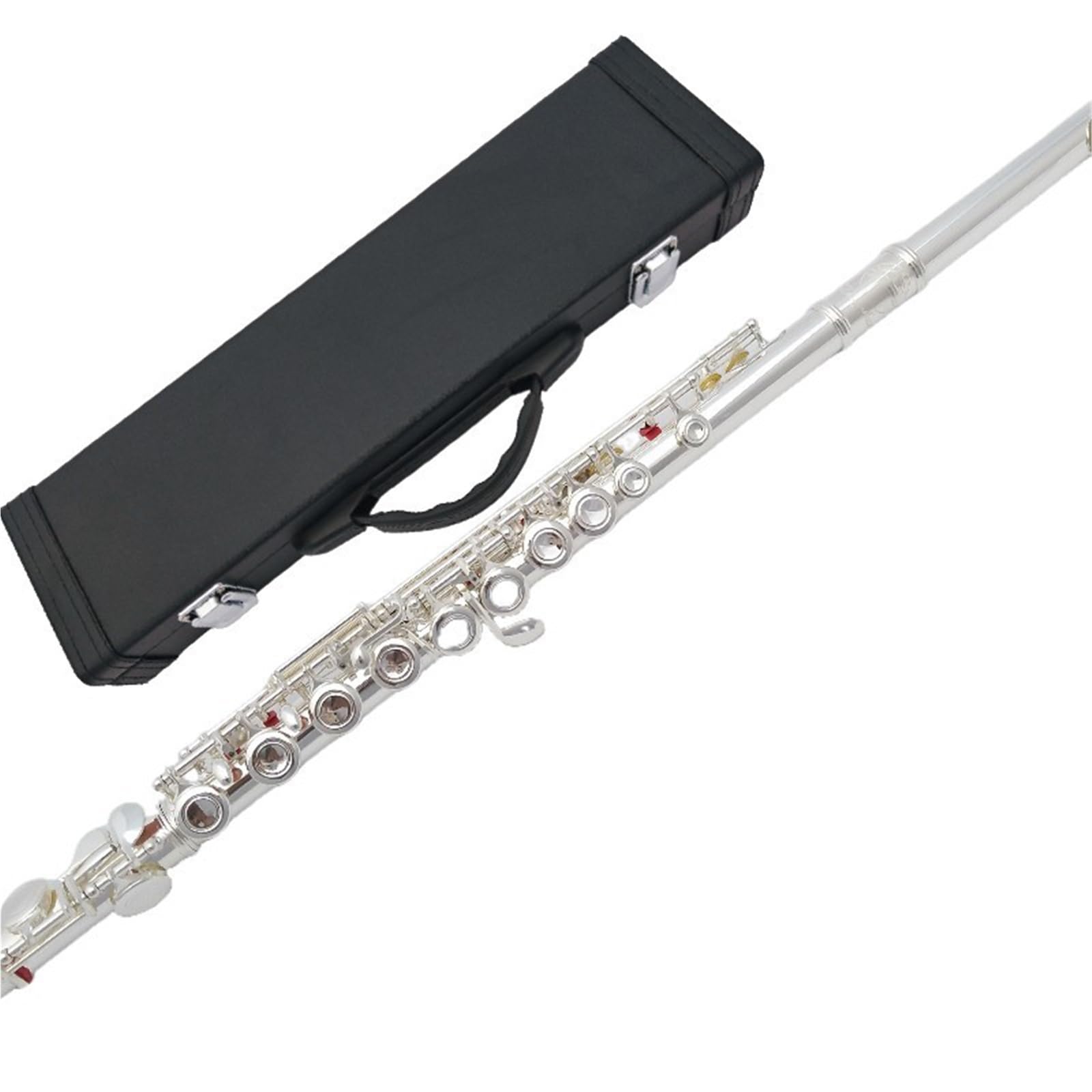 Flûte À Trou Fermé Instrument De Flûte À 16 Trous Fermés Instrument À Flûte Nickelé Clé C Avec Clé E Flûte De Qualité Examen