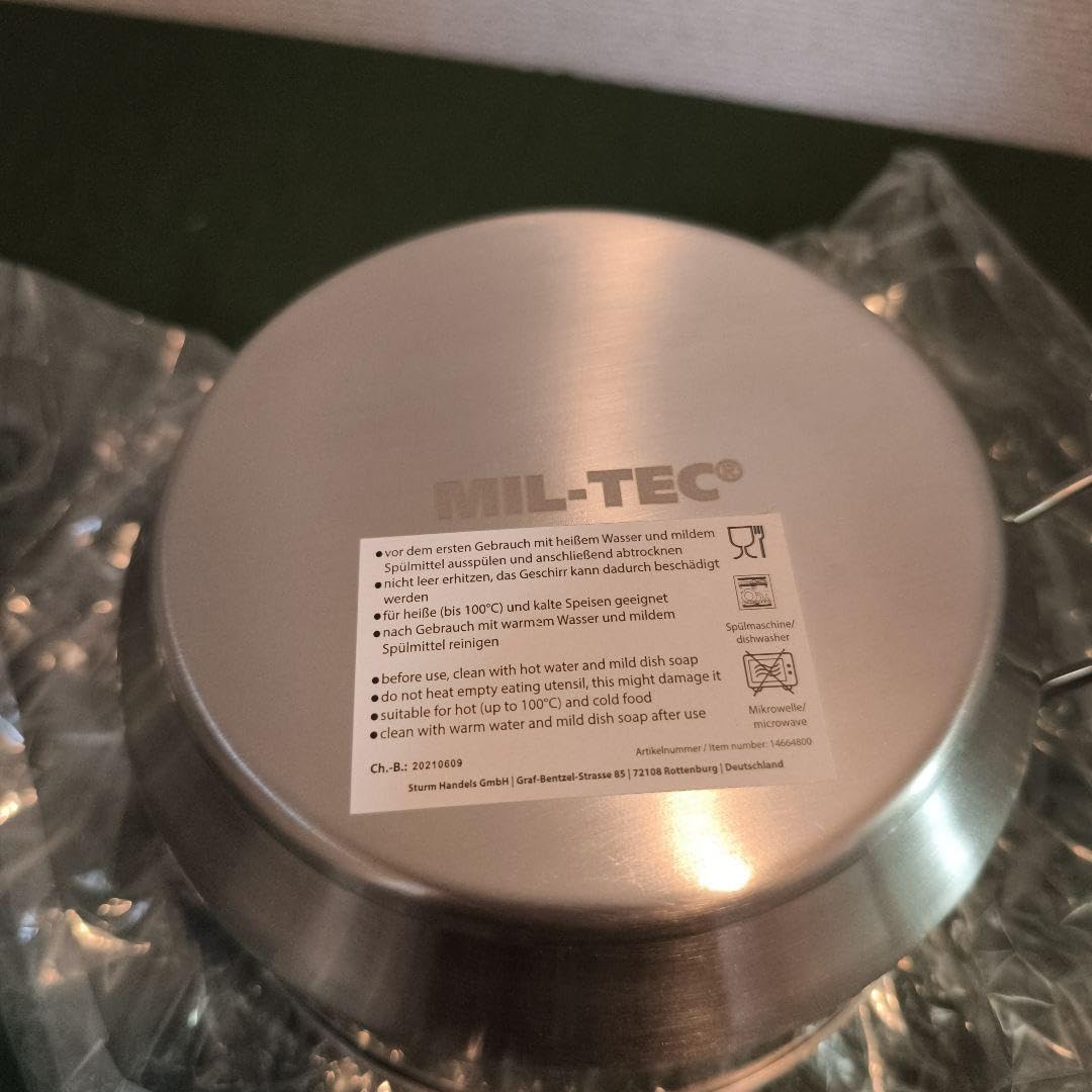 Amazon.co.jp: MIL-TEC チェコ軍型 3ピース メスキット 飯盒 未使用