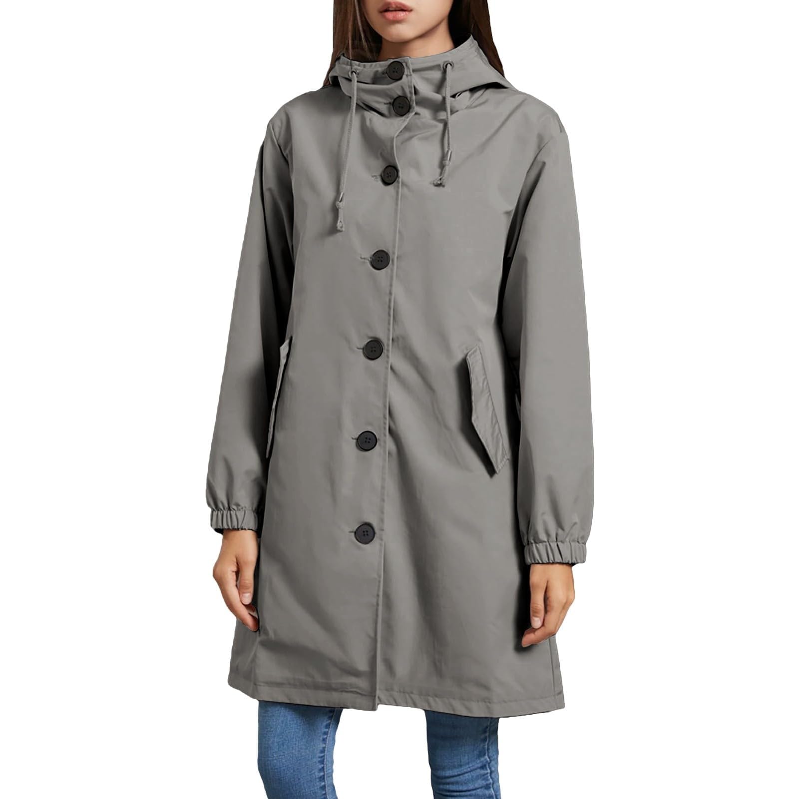 Strickweste Damen Ärmellos Strickjacke Lang Übergangsjacke Kariert | Outdoor-Softshelljacken Für Damen Mit Knöpfen Taschen Outdoorjacke Wasserdicht Atmungsaktiv Frauen Jacke Winter Wanderjacke