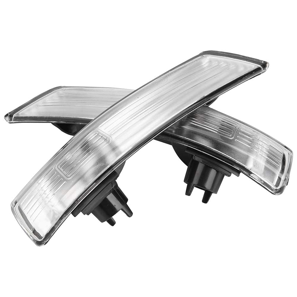 1 Paio di specchietti retrovisori indicatori di direzione copriobiettivo Luce copriobiettivo Luce per Ford Focus 2008-2018