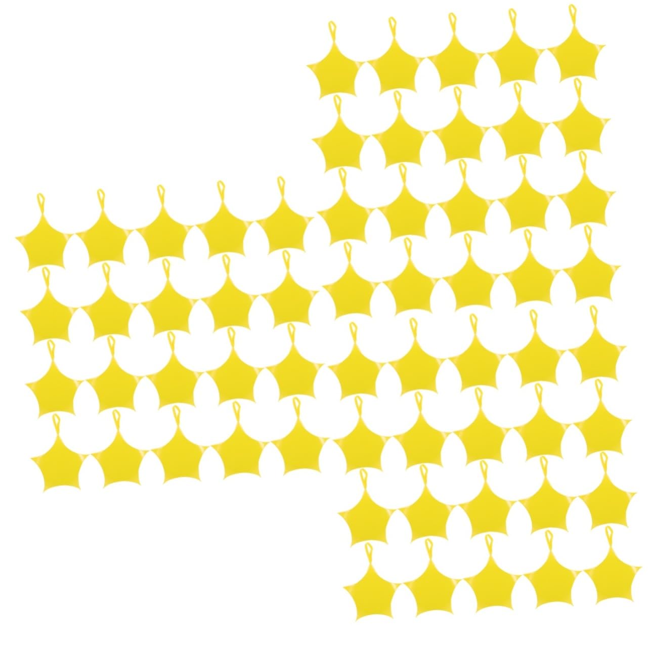 ULTECHNOVO 3 Sätze Süßigkeiten Box Vorabend Favorisieren Klein Form Fröhlich Geschenkbox Boxen Präsentiert Süßigkeiten-miniboxen Goodie-boxen Goldpapier Yellow 20 Stück * 3