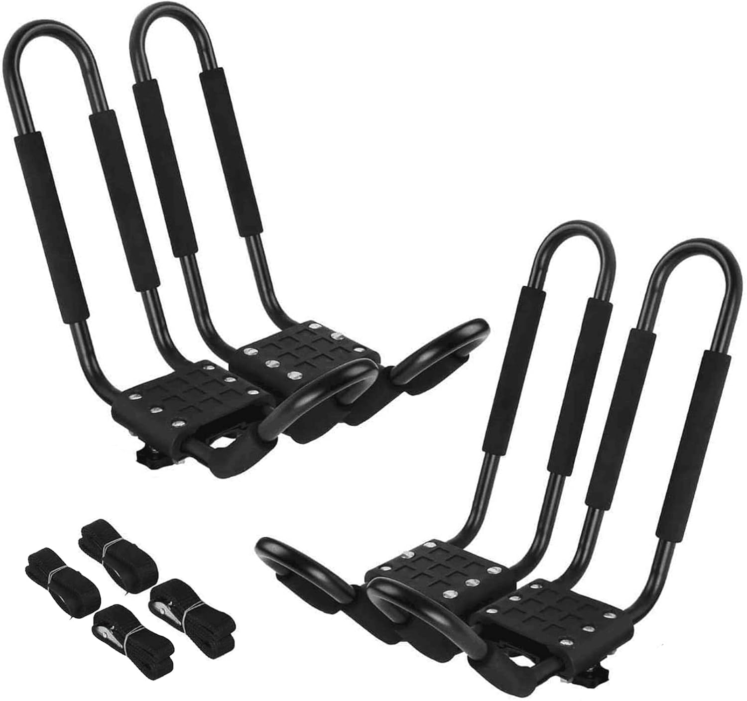 Kayak Roof Rack 2 Pairs J-Bar Carrier Holder for Canoe