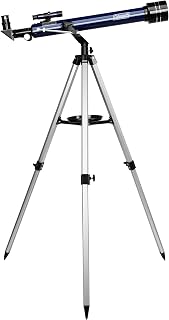 Coleman 700mm x 60mm Refractor Telescope (35x-525x) Kit with Heavy-Duty Carrying Case - Midnight Navy Blue