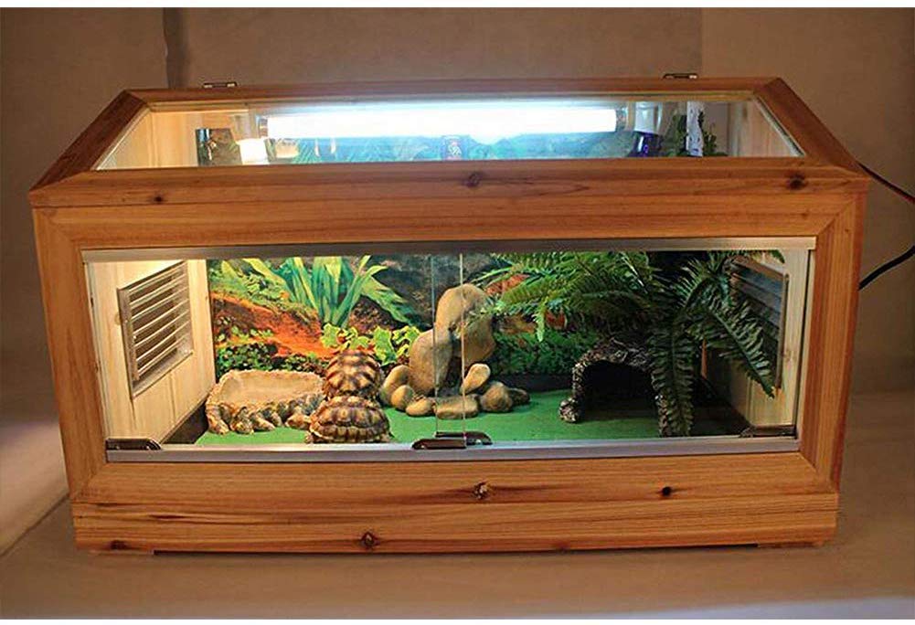 Tfwadmx Grande – Alfombra de Reptil para sustrato de Ropa de Cama Suministros para terrario, lagartos, Serpientes, dragón Barbudo, Gecko, Tortugas camelón Iguana (70.87 Pulgadas x 23.6")