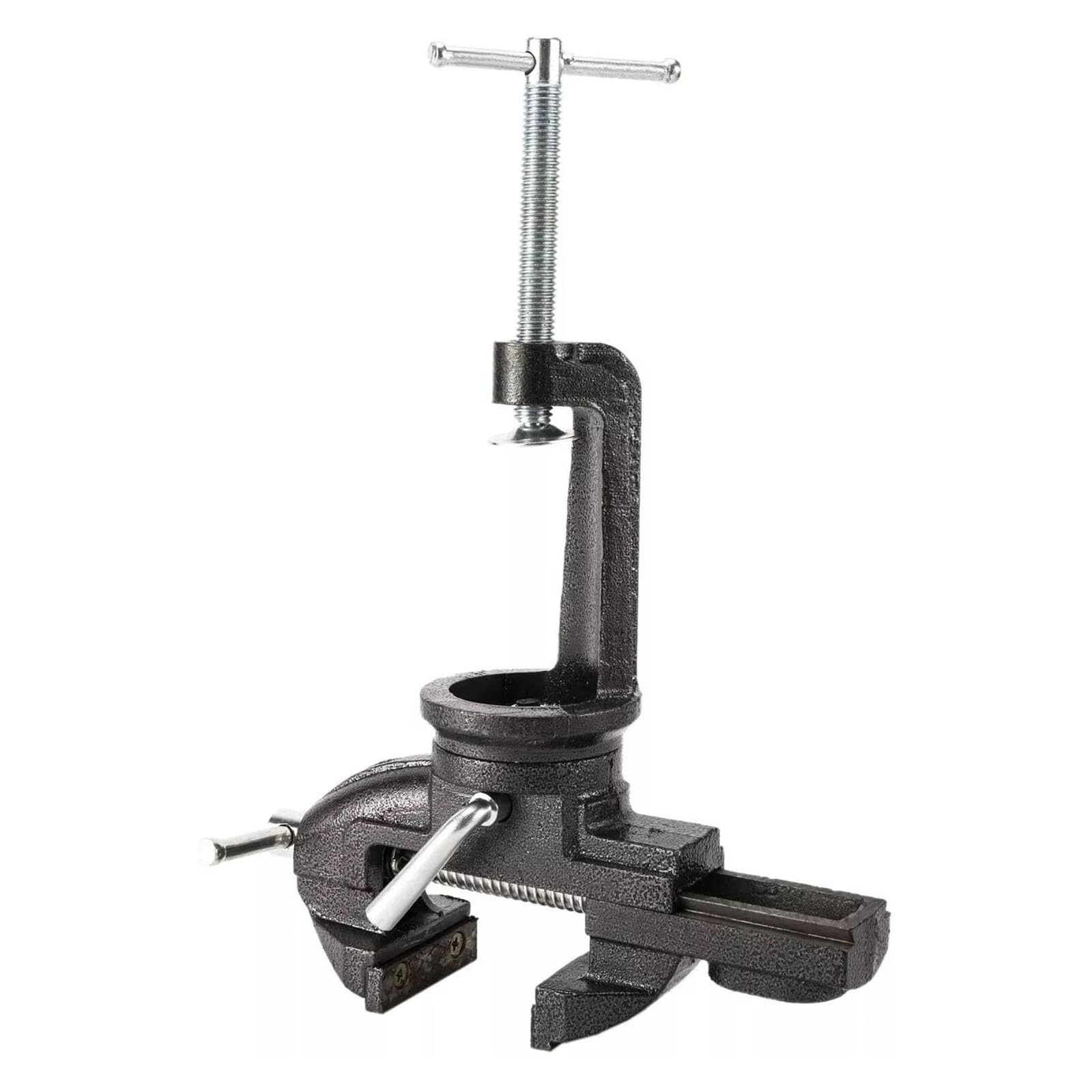 Bancs polyvalents Étau de serrage de table à double usage avec base rotative à 360 degrés pour établi de travail du bois Outil d ' étau de fabrication artisanale