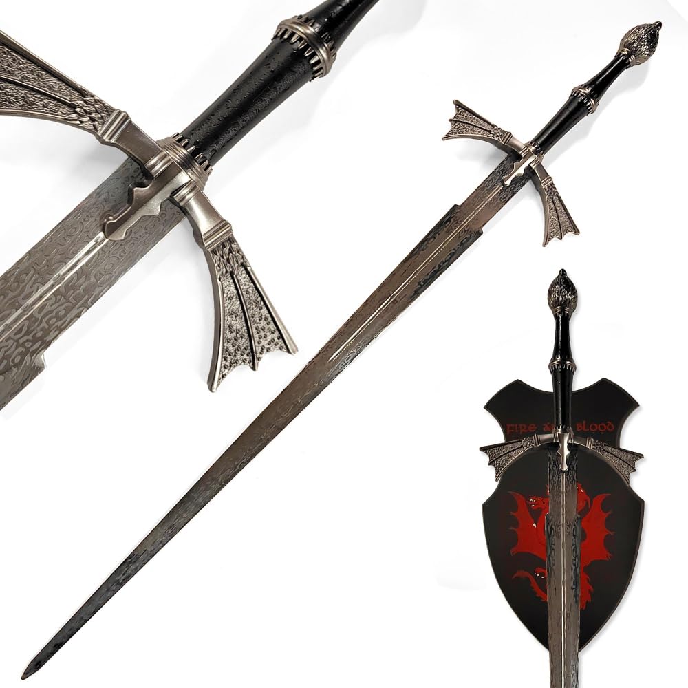 Game of Thrones Schwert | Authentisches Stück aus der Welt von Westeros | Stahlschwert | Hochwertige Verarbeitung | Perfekt für Sammler und Fans von Game of Thrones