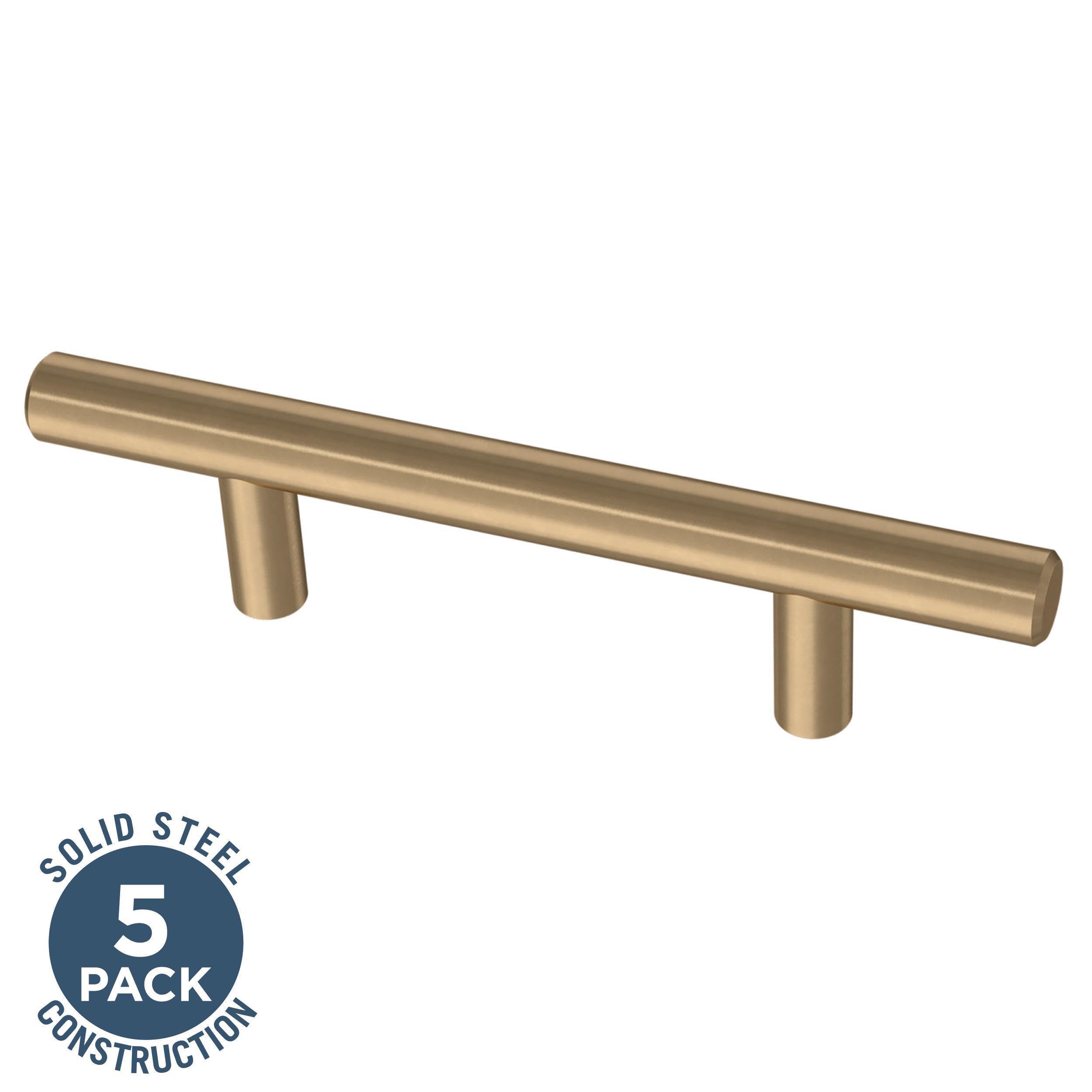 Franklin Brass BAR096Z-CZA-B Bar Pull, Champagne Bronze Antimicrobial, Pack of 5 - Image 3