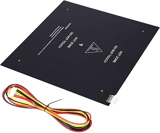 cama de substrato de alumínio placa de vidro temperado impressora 3d acessórios de cabo de plataforma cama quente 24v 220w 310x310mm para mks gen series para máquina mks para impressora 3d