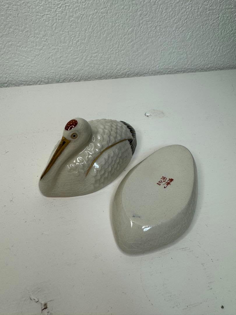 中国 清時代咸豊年製粉彩 香合 古美術骨董アンティーク