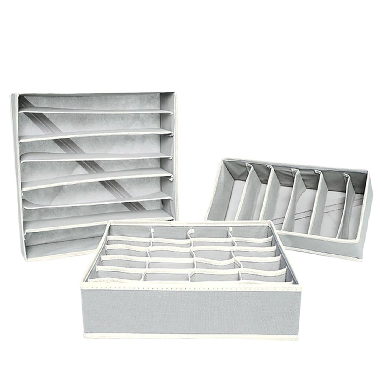 Séparateurs de rangement for cravate ceinture écharpe organisateur de sous-vêtements pour grand tiroir
