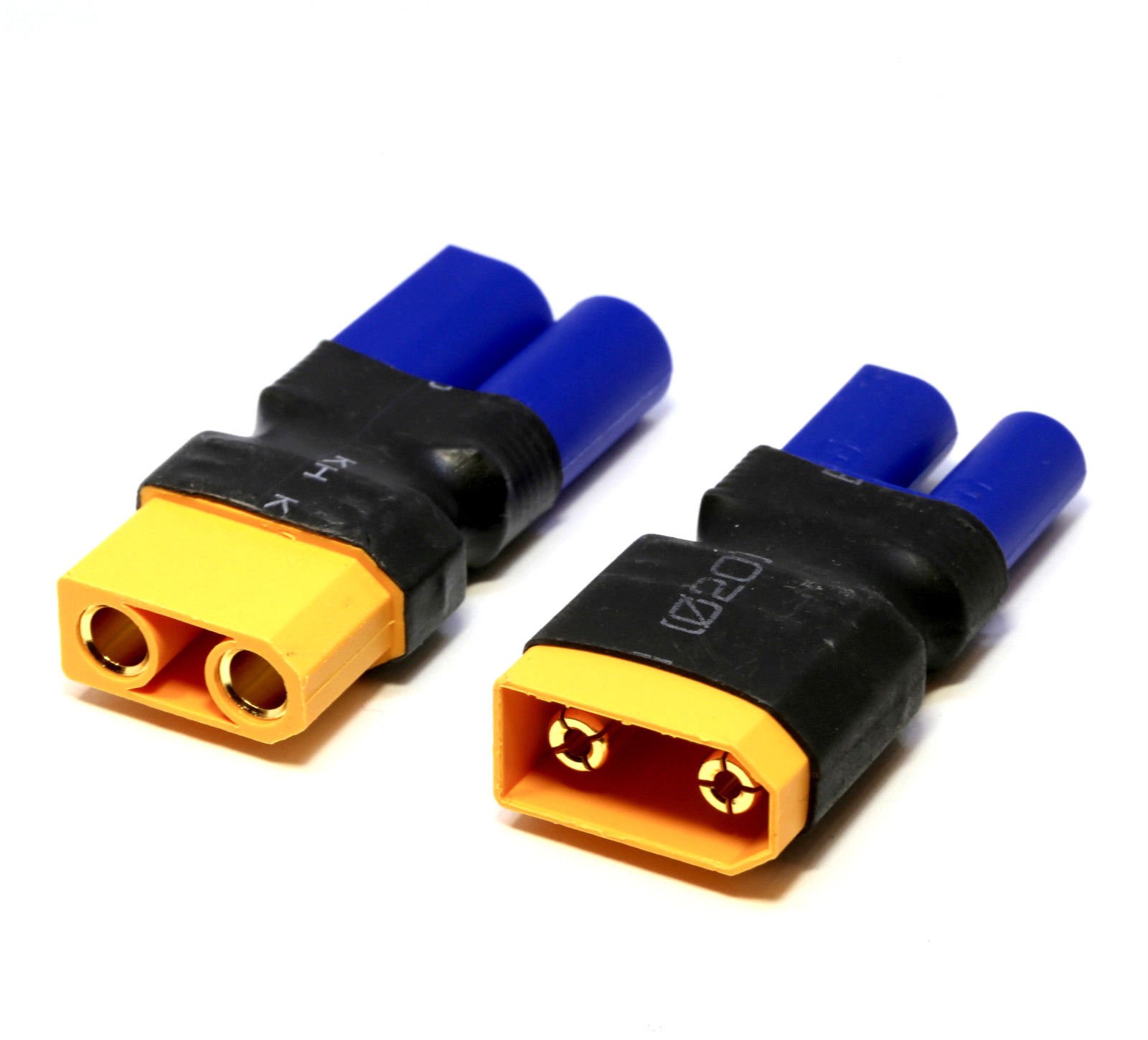 Mr. Stecker Modellbau® Adaptateur XT90 Mâle Vers EC5 Femelle – Haute Intensité, Contacts Dorés (pour Batterie Lipo