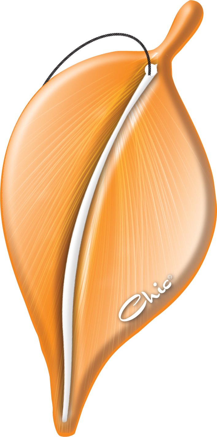 Chic Accessories A3010 Fresh Scents Tangy Tangerine Paper Air Freshener, (Pack of 3)