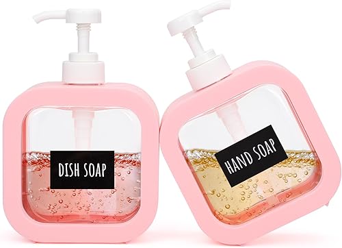 Miniatura 9 de Segbeauty Dispensador de jabón de manos de 16.9 onzas, dispensador de jabón líquido a prueba de fugas de 16.9 fl oz para baño, dispensadores de