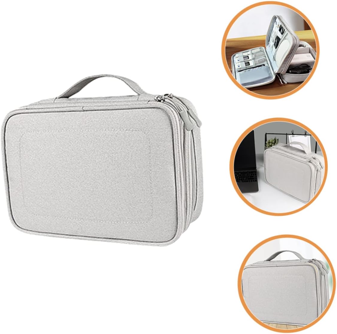 Digital Storage Bag Travel Cord Organizer Case Large Capacity Usb Cables Storage Bag