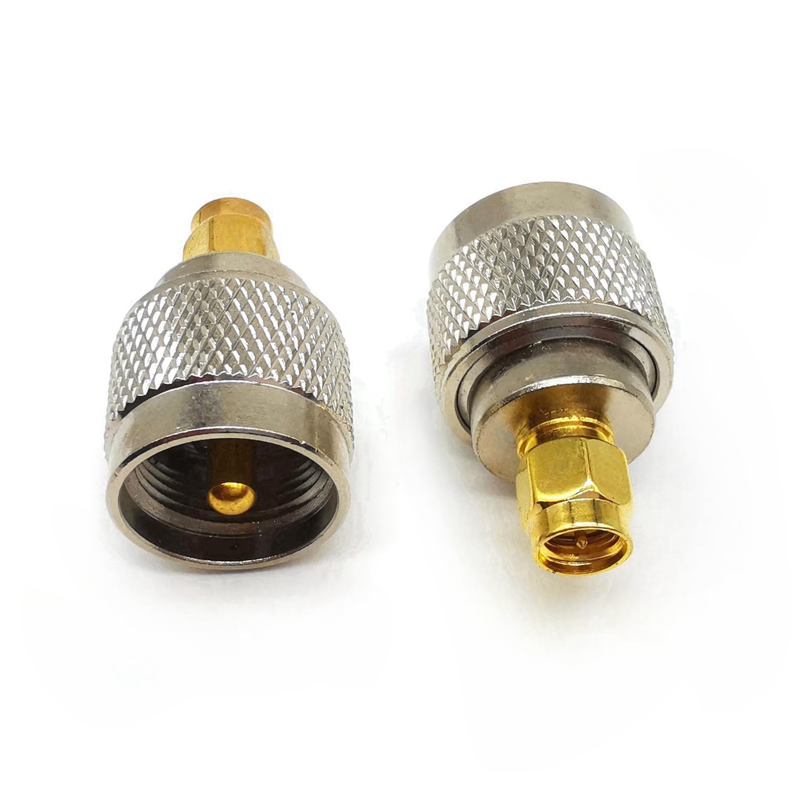 2 x adaptery koncentryczne SMA do PL259 UHF, złącza anteny radiowej SO239 na SMA CB, PL259 męski na SMA męski adapter koncentryczny do anteny radiowej szynki, anteny FPV