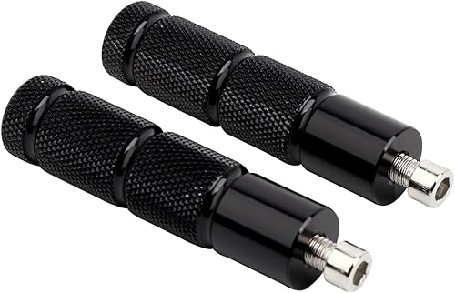 Minho Negro CNC universal motocicleta bicicleta pie clavijas M8 reposapiés delantero clavija estribera para mini piezas de bicicleta Honda Grom Minho Negro CNC universal motocicleta bicicleta pie clavijas M8 reposapiés delantero clavija estribera para mini piezas de bicicleta Honda Grom