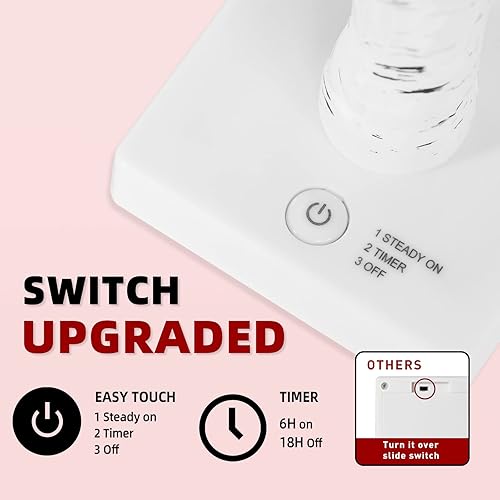 Miniatura 4 de KELANCHY Árbol de abedul LED de 2 pies con temporizador para decoración del día de Pascua, decoración de mesa de árbol de Pascua, árbol de dinero,