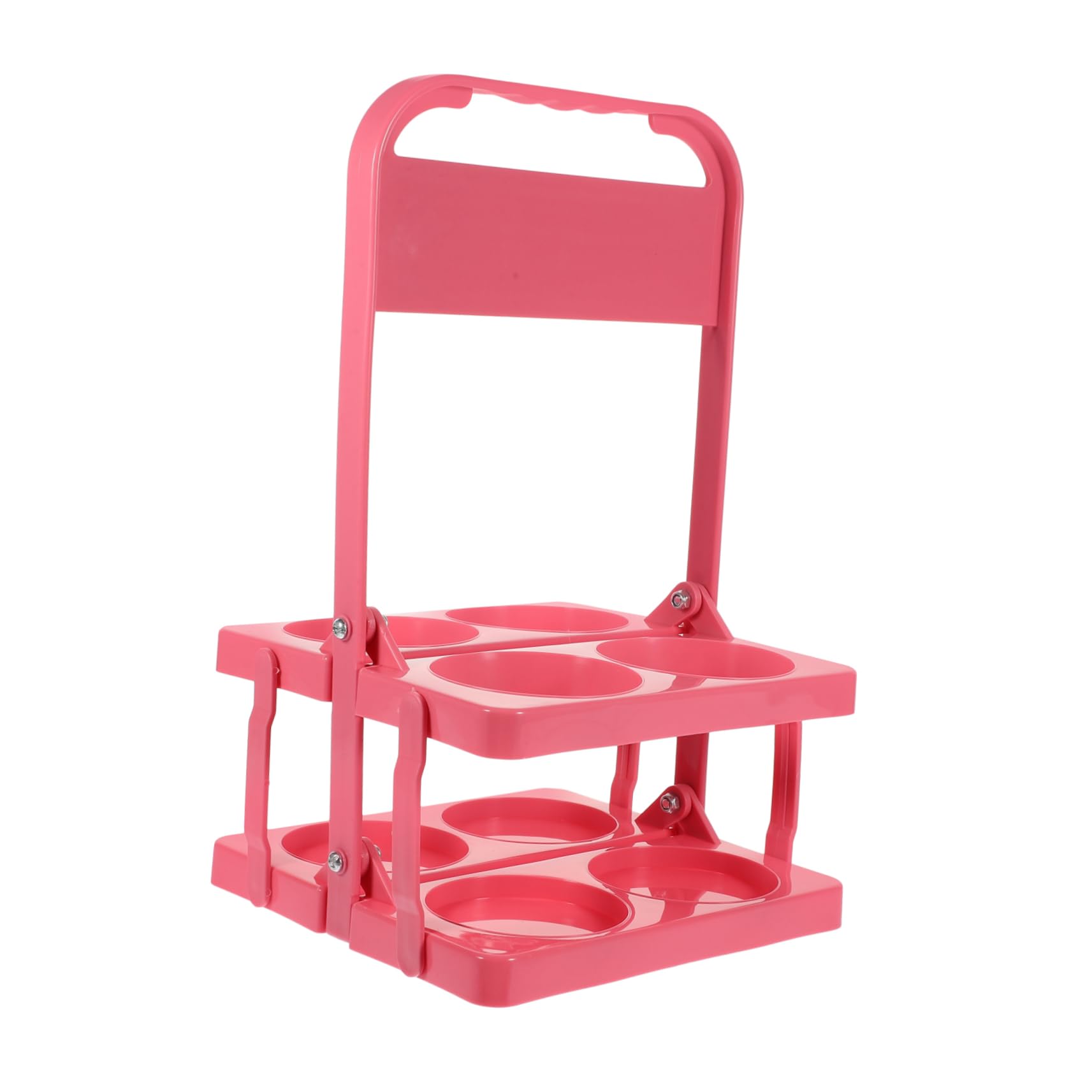 AUTSUPPL Folding Beer Basket Portable Bottle Holder for Plastic Beer Carrier for Bars and Outdoor Events Lightweight Design