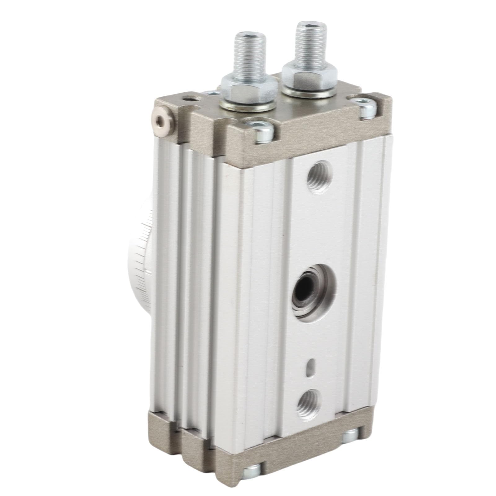 Cilindro Pneumatico Rotativo Oscillante 15 mm, Cilindro Pneumatico a Movimento Flessibile 0~60°, MSQB-10A Cilindro Girevole 180 Gradi per Automazione Industriale