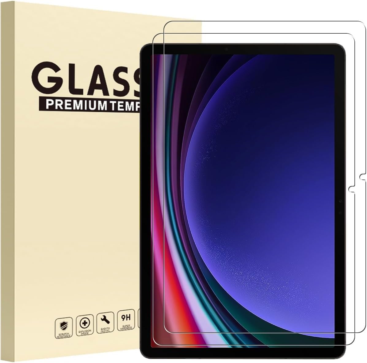 TECHSHIELD® Pack of 2 Tempered Glass Screen Protector For Samsung Galaxy Tab S9 FE/S9/S8/S7 11 inch (2023/2022/2020) (SM-X510/SM-X710/SM-X716B,SM-T870/SM-T875,SM-X700/SM-X706/) Tablet Only - Clear (B0CZXC29HR) Amazon Price History, Amazon Price Tracker