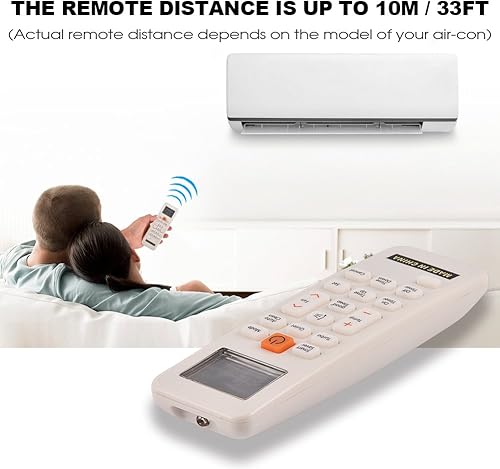 Miniatura 2 de Reemplazo de control remoto universal de CA para aire acondicionado Samsung DB93-11489L DB63-02827A DB93-11115U DB93-11115K KT3X00