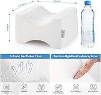 Vista 2 de ZOAN Almohada de rodilla para dormir de lado, almohada de rodilla de espuma viscoelástica, almohadas de piernas para dormir de lado para aliviar