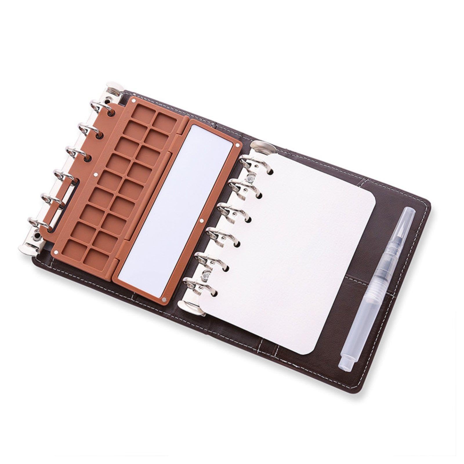 Watercolor Sketchbook Set Compatto Blocco Acquerello con Sciolti Quaderno Artista da Viaggio Accessori Pittura Portatili Design Versatile