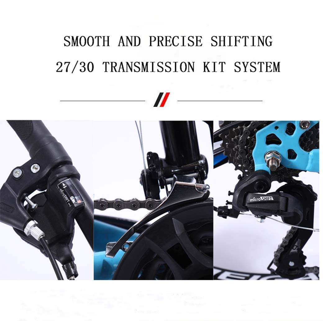 Amazon | マウンテンバイク折りたたみ自転車、27スピードダブル