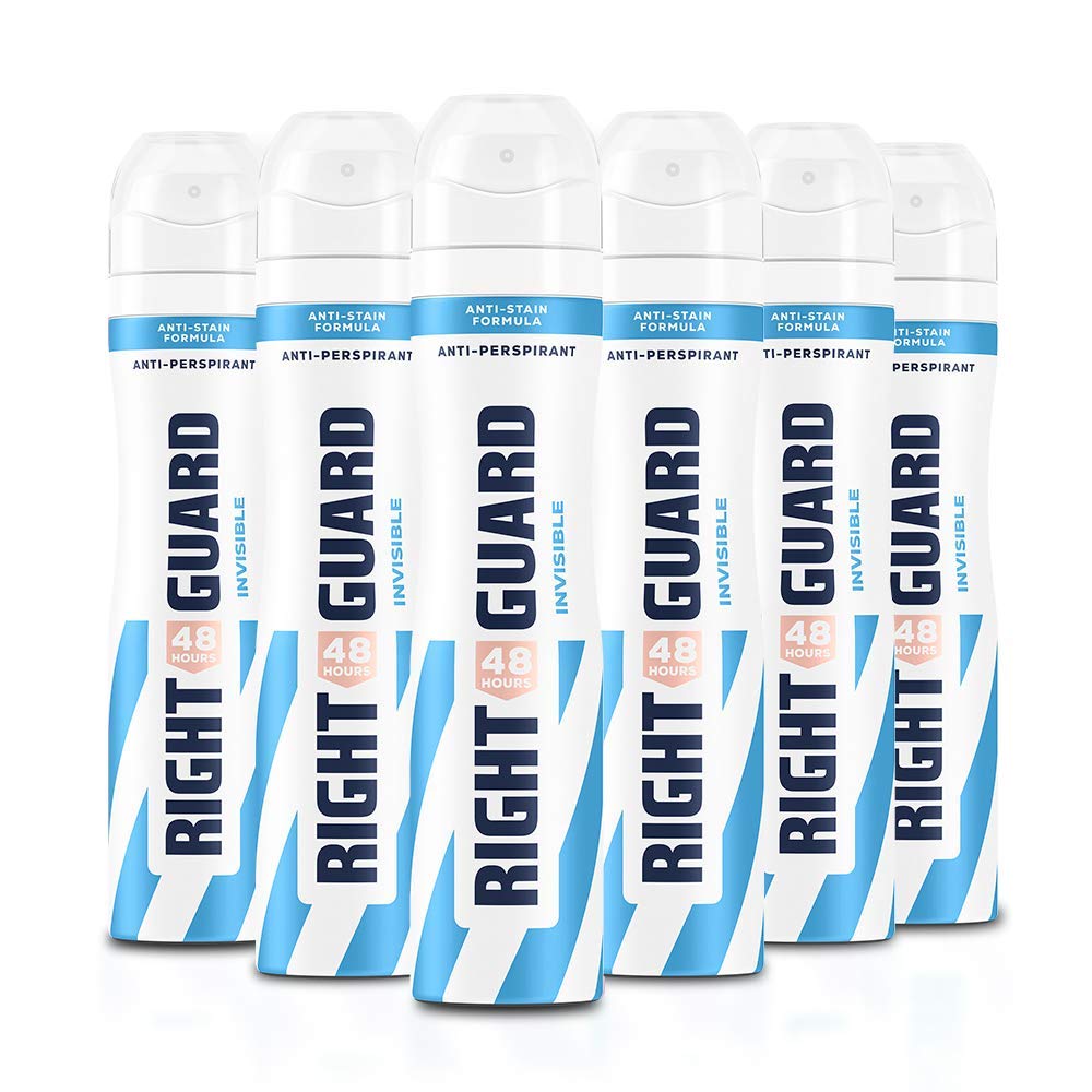 Womens Deodorant, Total Defence 5 Invisible Anti-Perspirant Spray, Multipack 6 x 250 ml