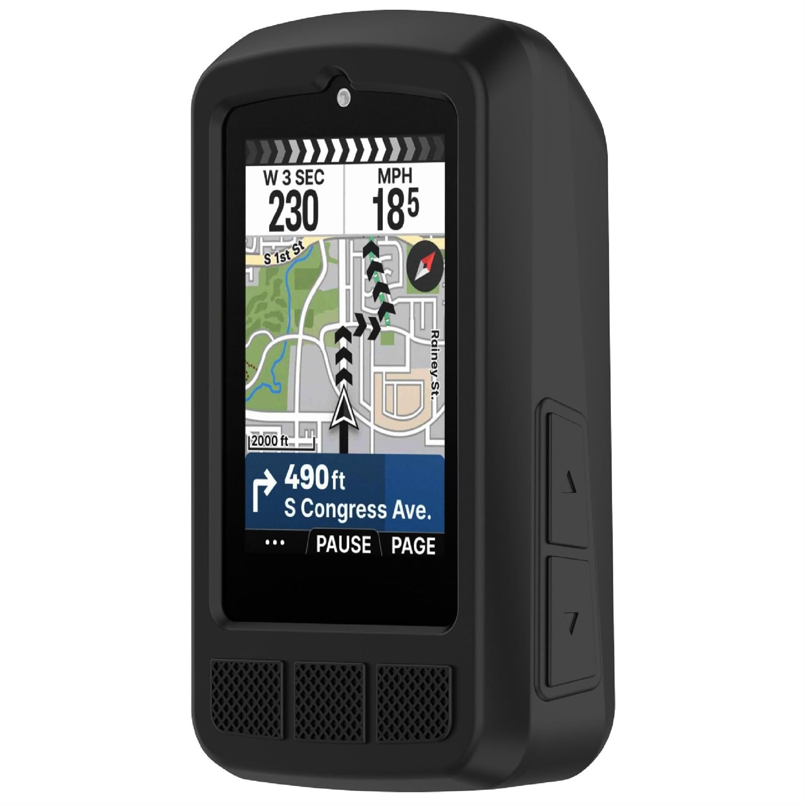 Housse De Protection En Silicone Pour Wahoo ELEMNT BOLT V3 - Antidérapante, Coupe Précise - Noir