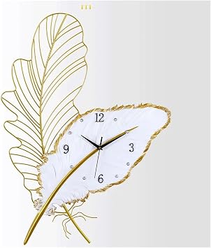 Wall Lamp Clock Decor Living Room
