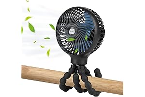 snawowo Mini Stroller Fan for Baby & Portable Clip On Fan w/...