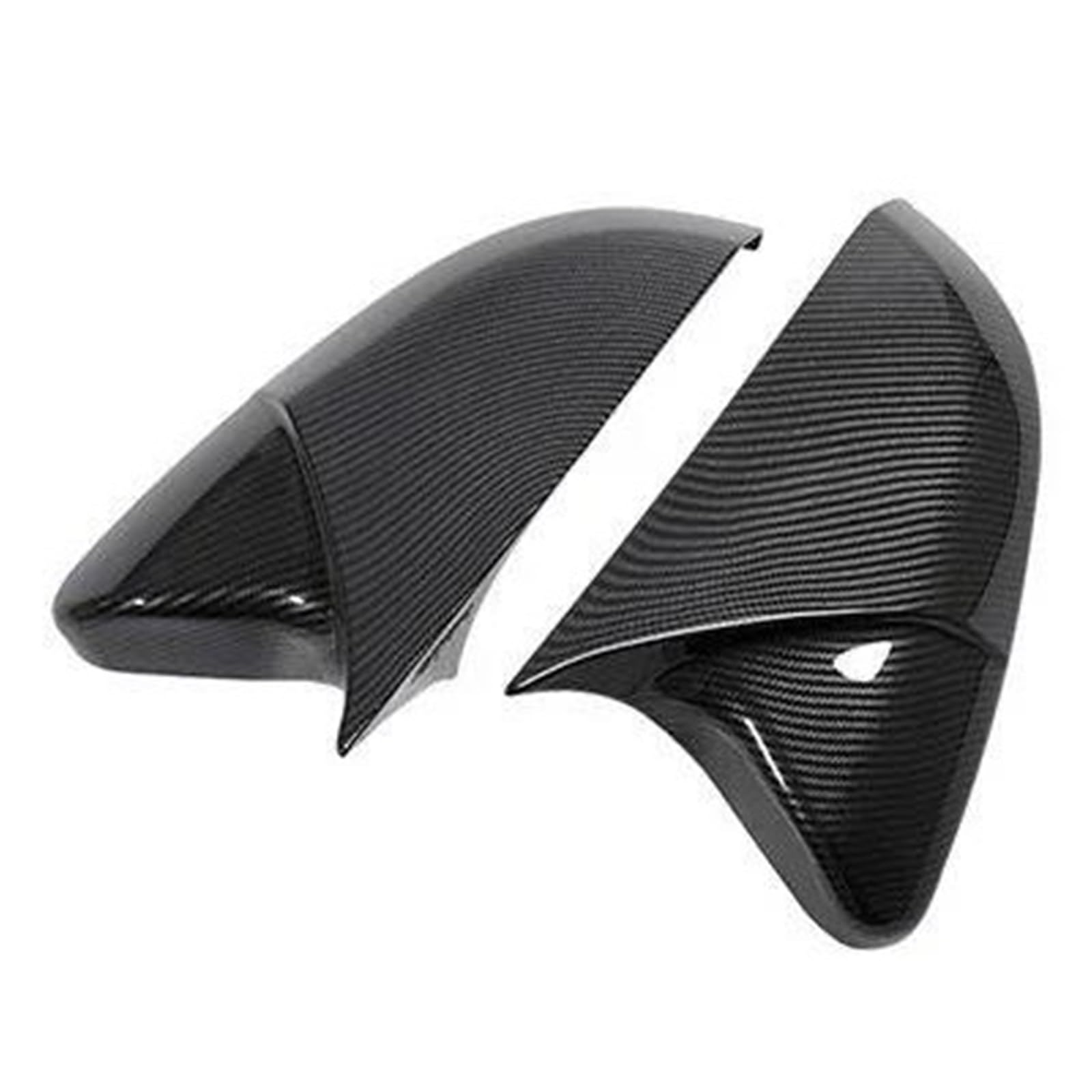 Car Rearview Side Mirror Cover Wing Cap Sticker for Civic 10th 2016-2020(Style B Carbon)