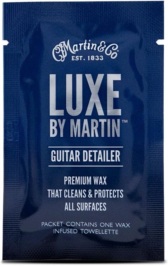 Martin Guitar Cleaning Kit | Complete Bundle with Polish, Microfiber Cloth, Detailer & Strings | Pro-Level Care for Acoustic Guitars