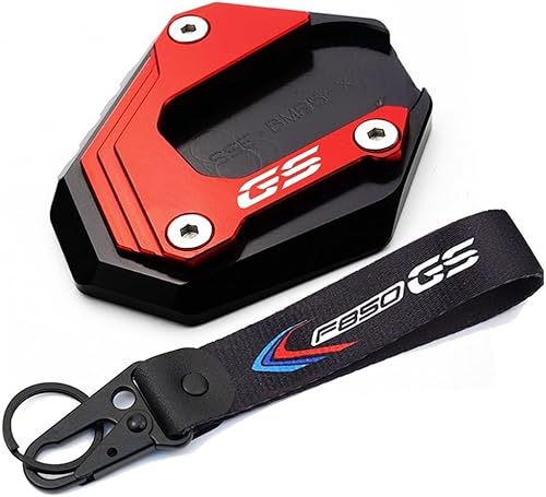 Miniatura 2 de Motorcycle Side Stand pad for B&MW F850GS F750GS F 750 850 GS Adventure 2018 2019 2020 2021 2022 Motorcycle Key Chain CNC Kickstand Side Stand