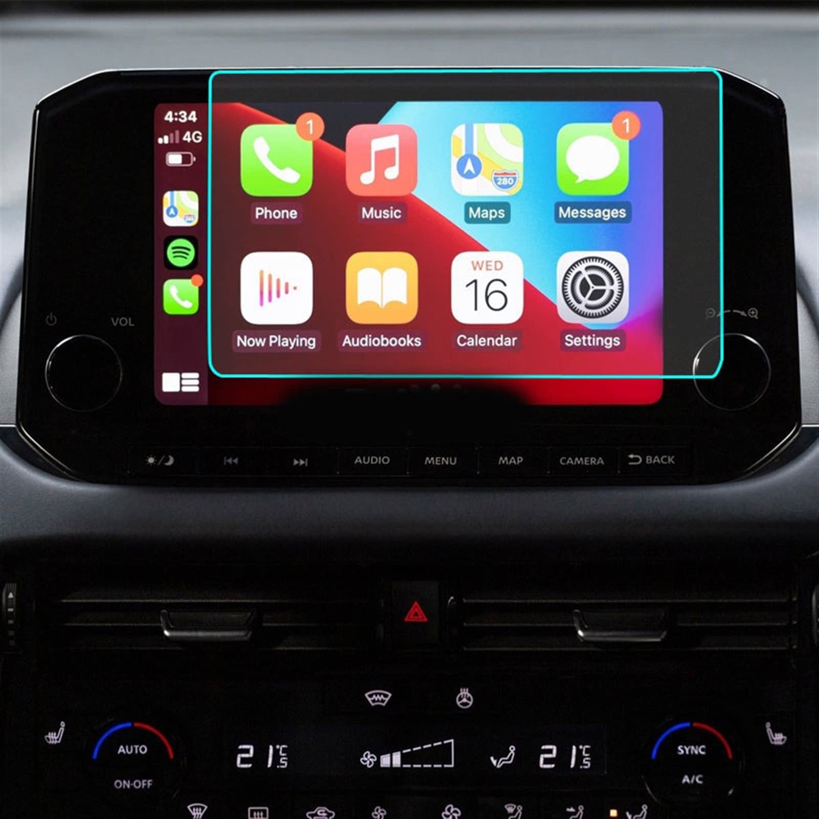 Verre Trempé Autoradio Qashqai 2022 Voyagez Sans Reflets
