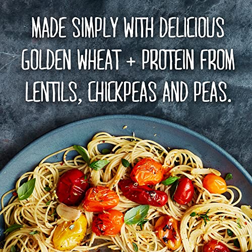 Barilla Protein+ (Plus) Angel Hair - Protein From Lentils, Chickpeas & Peas - Good Source Of Plant-Based Protein - Protein Pasta - Non-Gmo - Kosher Certified - 14.5 Ounce Box (7 Servings Per Box) #TOP5