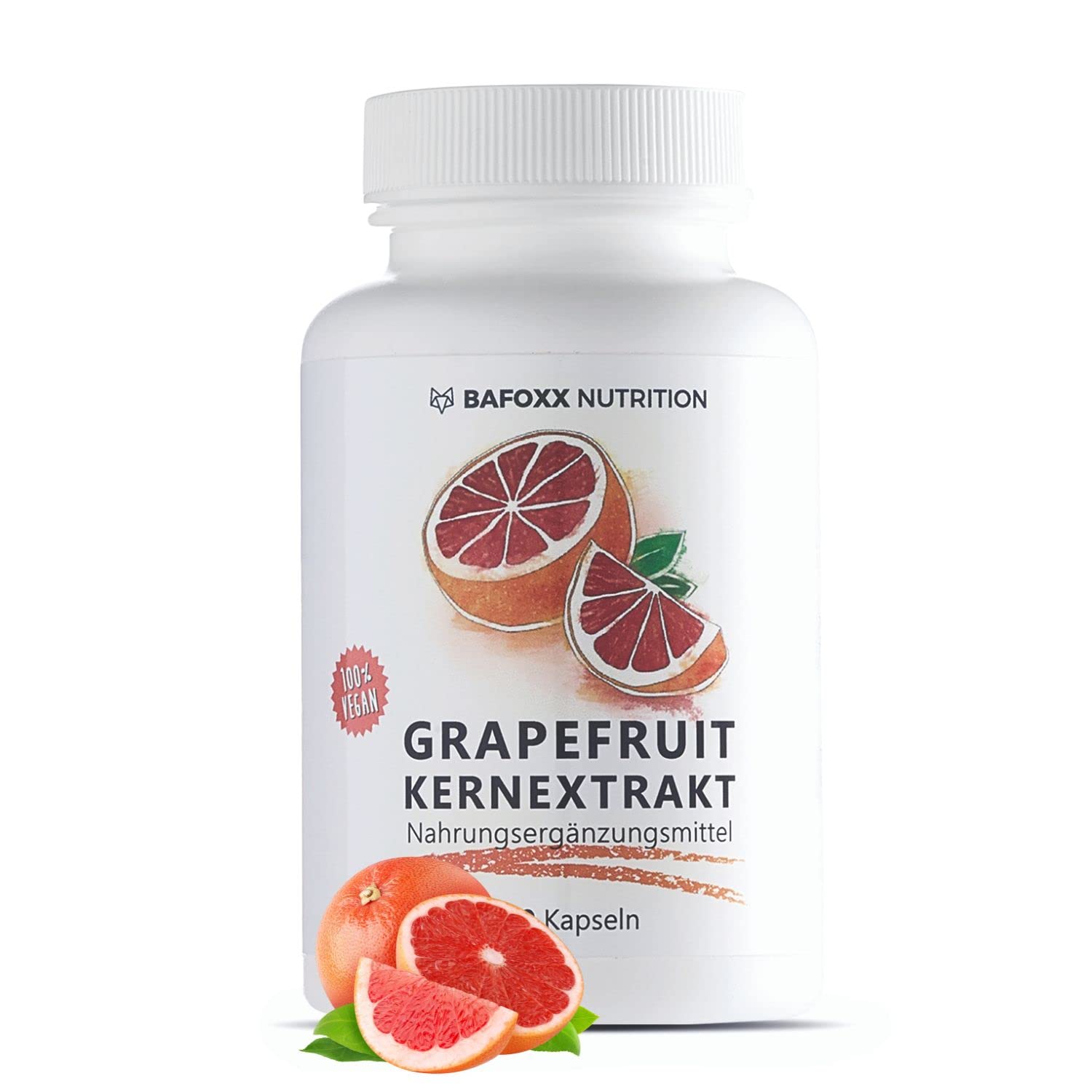 Grapefruitkernextrakt Kapseln hochdosiert - 120 Stück für 4 Monate - Naturprodukt mit 45% Flavonoide aus GKE Extrakt - vegan und ohne Zusatzstoffe - deutsche Markenqualität
