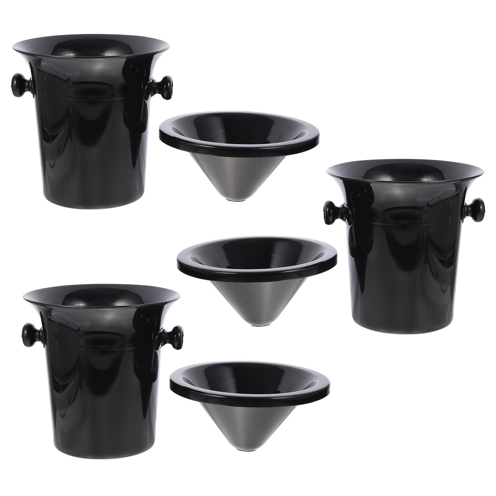 Dip Spit Cup 3pcs Wine Tasting Spittoon Wine Dump Buckets Spit Wine Barrels Ice Bucket with Handles Beverage Tub Bucket for Wine Beer Bottles Mud Jug