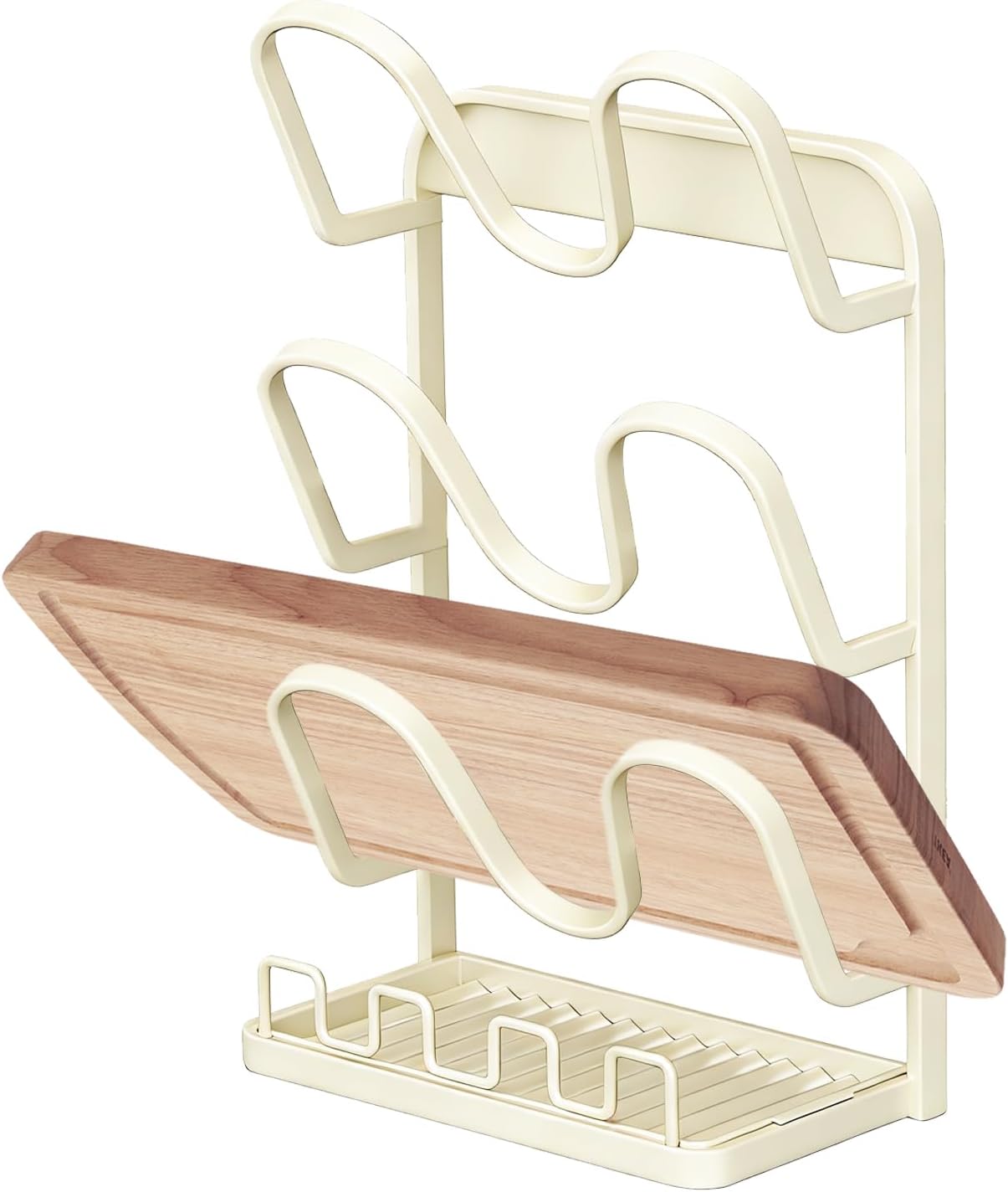 Pot Organizer | Multilevel Space Saving Rack,Kitchen Organizer For And Utensils | For Cutting Board Spoon Saucepan Cloth And Kitchen Countertop Pantry Or