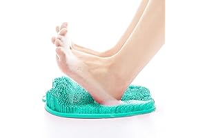 Eutuxia Shower Foot Scrubber Mat: Revitalize Tired Feet