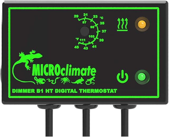Microclimate B1 HT Dimmer Thermostat Black 600W
