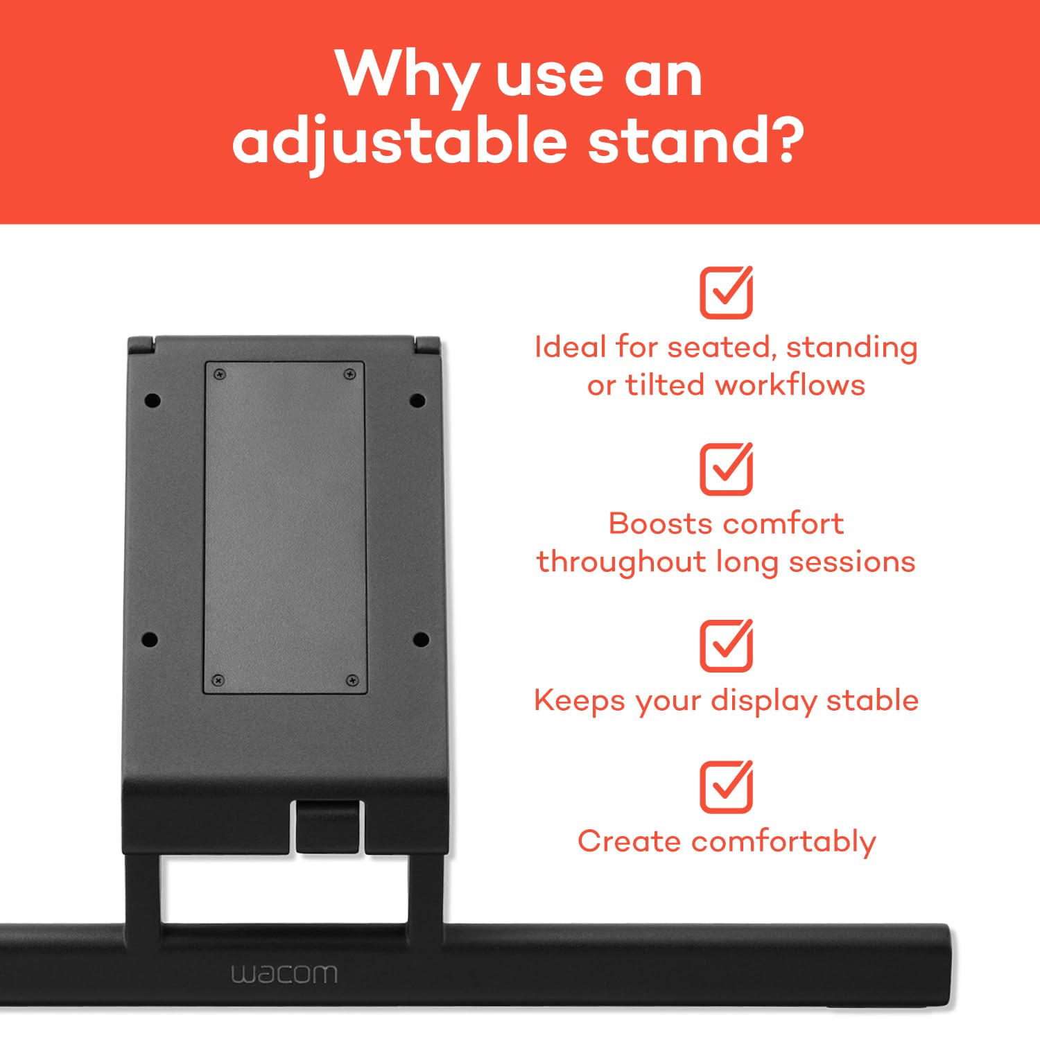 Wacom Adjustable Stand for Cintiq 16 and 24, Black : Amazon.ca